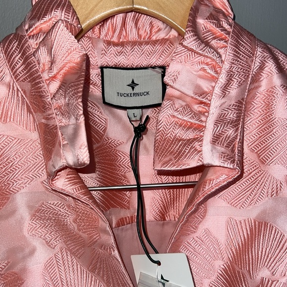 NWT Tuckernuck Bellini Fil Coupe Pink Palmerston Dress Size L - Picture 5 of 6